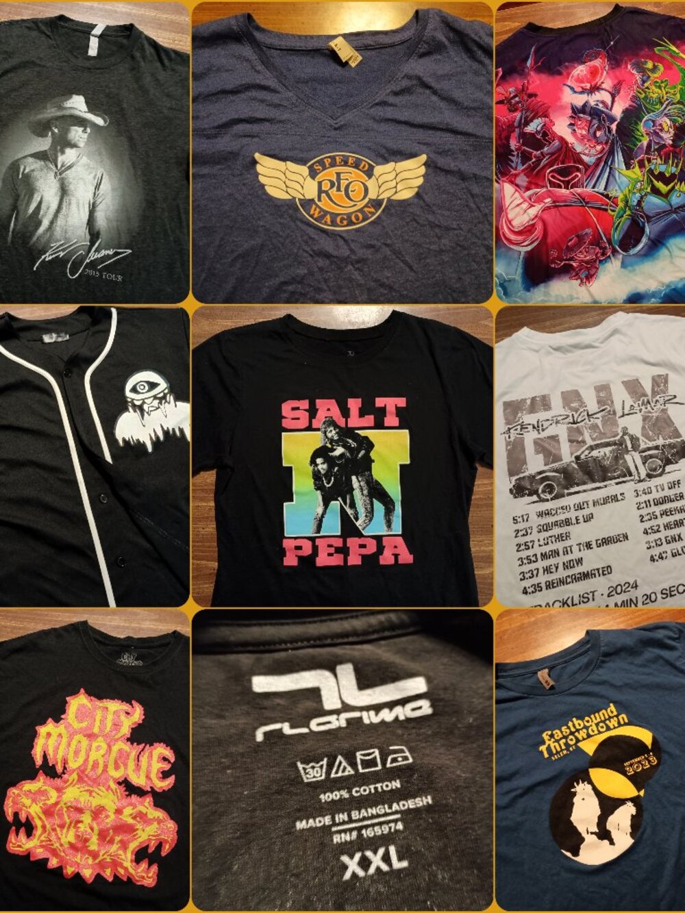 10 T-SHIRT MYSTERY BUNDLE - Bulk Lot Set Random Tees Shirts